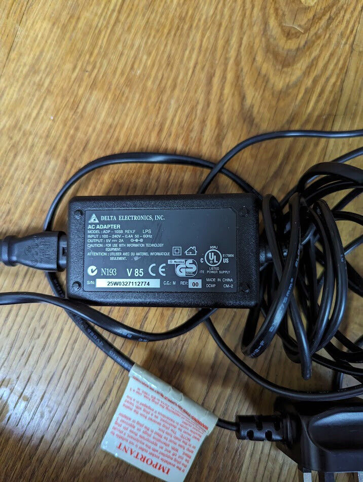 *Brand NEW*Genuine Delta Electronics Inc UK 5V 2A 10W AC ADAPTER ADP-10SB Power Supply